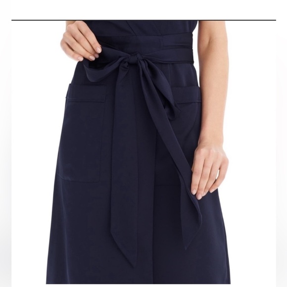 J Crew navy wrap dress - Picture 3 of 9